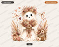 Boho Ghost PNG, Sublimation Design, Shirt & Tumbler Digital Download