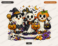 Cute Halloween Ghost PNG, Sublimation Design, Shirt Design Digital Download