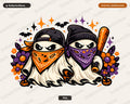 Cute Halloween Ghosts PNG, Sublimation Design, Shirt Design Digital Download