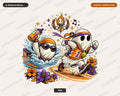 Cute Halloween Ghost PNG, Sublimation Design, Shirt Design Digital Download