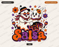 Cute Halloween Ghost PNG, Retro Sublimation Design, Shirt & Tumbler