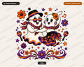 Cute Halloween Ghost PNG, Sublimation Design, Shirt Print Digital Download