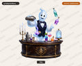 Cute Ghost Bartender PNG, Halloween Sublimation Design, Digital Download