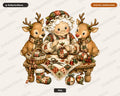 Santa Patchwork PNG, Christmas Sublimation Design, Holiday Shirt Design Download