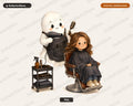 Cute Ghost Hairstylist PNG, Sublimation Design, Shirt Design Digital Download