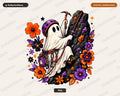 Cute Halloween Ghost PNG, Sublimation Shirt Design, Reaper Climbing Rock