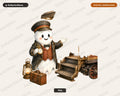 Steampunk Ghost PNG, Sublimation Design, Shirt & Tumbler Digital Download