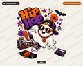Hip Hop Ghost PNG, Halloween Sublimation Design, Shirt Design Digital Download