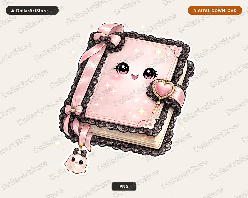 Coquette Halloween PNG, Cute Spooky Book Design, Sublimation Shirt Graphic