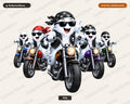 Cute Biker Ghost PNG, Halloween Sublimation Design, Shirt Design Digital Download