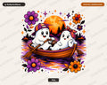 Cute Halloween Ghost PNG, Sublimation Design, Shirt Design Digital Download