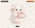 Cute Halloween Ghost PNG, Sublimation Design, Shirt Design Digital Download