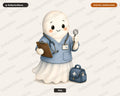 Doctor Ghost PNG, Sublimation Design, Healthcare Shirt & Tumbler Design Download