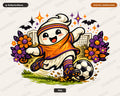 Cute Mummy Ghost PNG, Halloween Sublimation Design, Sport Shirt Design