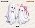 Cute Halloween Ghost PNG, Sublimation Design, Shirt & Tumbler Digital Download