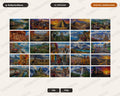 25 Cozy Scenery Frame TV Art Bundle, Samsung Frame TV Digital Download, 4K Textured Landscape Screensaver