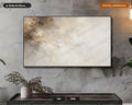 Neutral Abstract Frame TV Art, Samsung Frame TV Digital Download, 4K Textured Screensaver