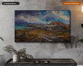 Cozy Rustic Arctic Farmhouse Frame TV Art, Samsung Frame TV Digital Download, 4K Textured Scenery
