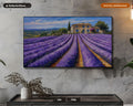 Cozy Provence Lavender Fields Frame TV Art, Samsung Frame TV Digital Download, Rustic Farmhouse Scenery