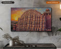 Cozy Sunset Scenery Frame TV Art, Hawa Mahal Palace 4K Digital Download Samsung Frame TV Screensaver