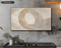 Neutral Abstract Frame TV Art, Samsung Frame TV Digital Download, 4K Minimalist Screensaver