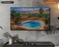Cozy Desert Oasis Frame TV Art, Middle East Landscape, Samsung Frame TV Digital Download, 4K Screensaver