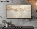 Neutral Abstract Frame TV Art, Samsung Frame TV 4K Digital Download, Beige Minimalist Screensaver