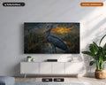 Cozy African Wildlife Frame TV Art, Shoebill Wetland Scenery Samsung Frame TV Digital Download 4K