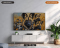 African Wild Dogs Frame TV Art, Samsung Frame TV Digital Download, 4K Earthy Textured Screensaver