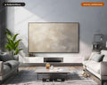 Neutral Abstract Frame TV Art, Samsung Frame TV Digital Download 4K