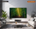 Cozy Bamboo Forest Frame TV Art, Serene Landscape Samsung Digital Download, 4K Textured Scenery