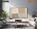 Neutral Abstract Frame TV Art, Samsung Frame TV Digital Download, 4K Minimalist Screensaver