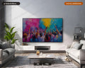 Vibrant Festival Frame TV Art, Samsung Frame TV Digital Download, 4K Colorful Celebration Screensaver