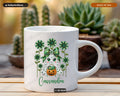 Cassandra Glitter Ghost Halloween Mug, Sunflower Coffee Mug, Fall Gift