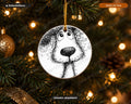 Whimsical Creature Christmas Ornament, Ceramic Tree Ornament, Holiday Keepsake Gift
