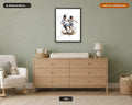 Boys Playing Soccer Watercolor Art | Printable Wall Art Digital Download