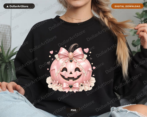 25 Coquette Halloween PNG Bundle, Sublimation Shirt Designs Digital Download