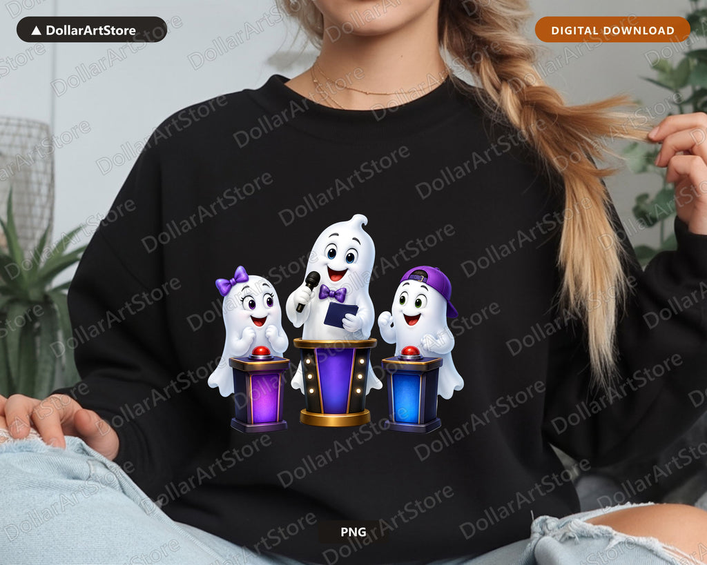 Cute Halloween Ghost PNG, Sublimation Design, Shirt Design Digital Download
