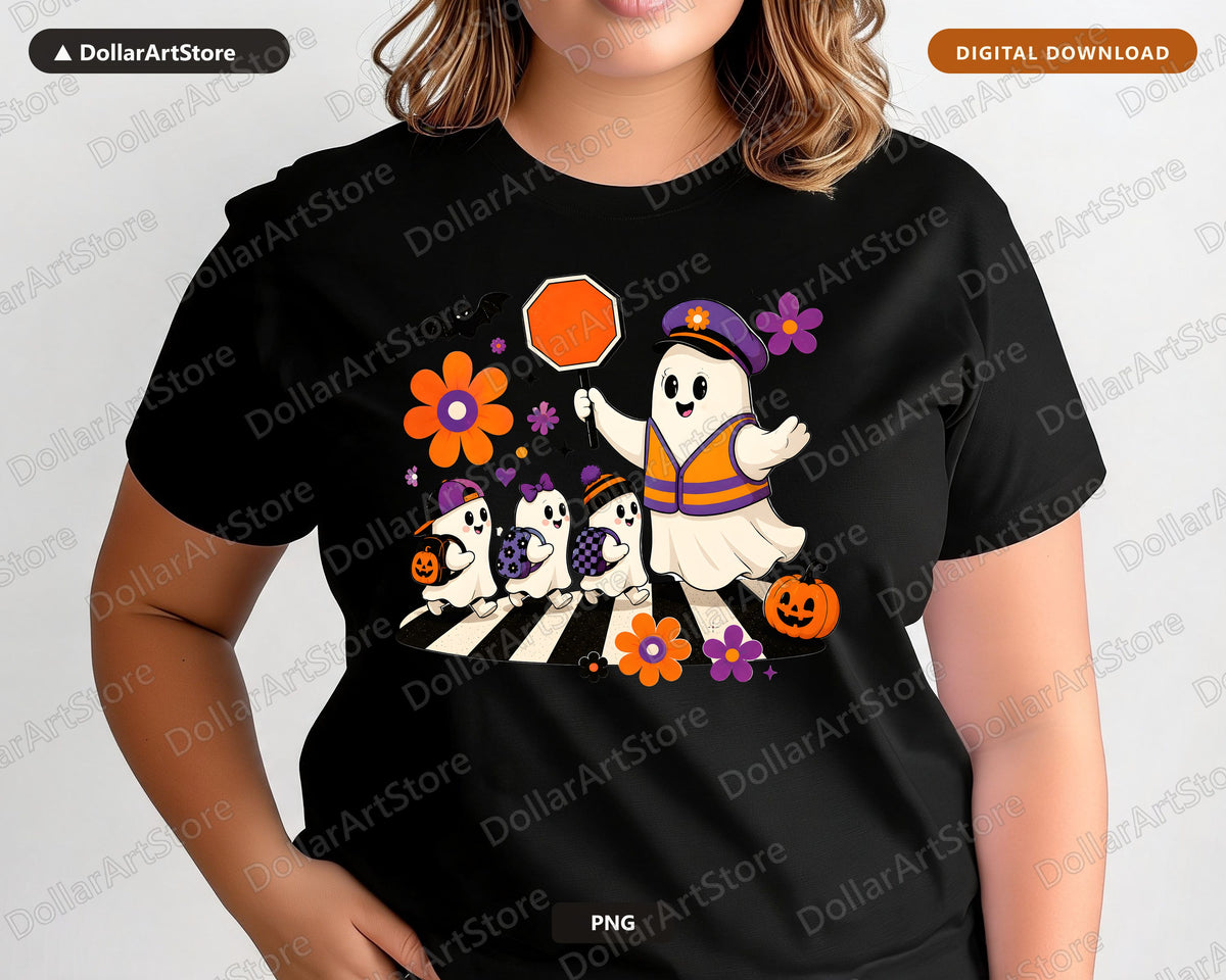 Cute Halloween Ghost PNG, Sublimation Design, Shirt Design Digital Download