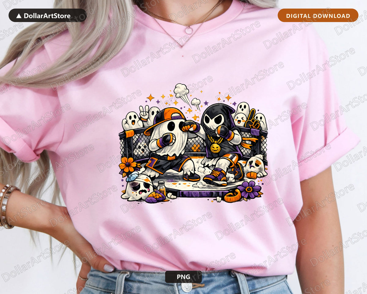 Cute Halloween Ghost PNG, Sublimation Design, Shirt Design Digital Download