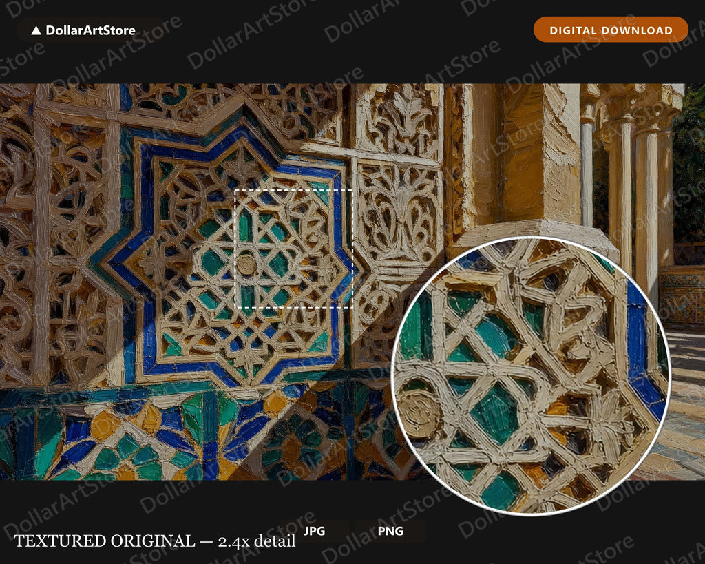 Grand Moorish Arches Cultural Samsung Frame TV Art | Digital Download