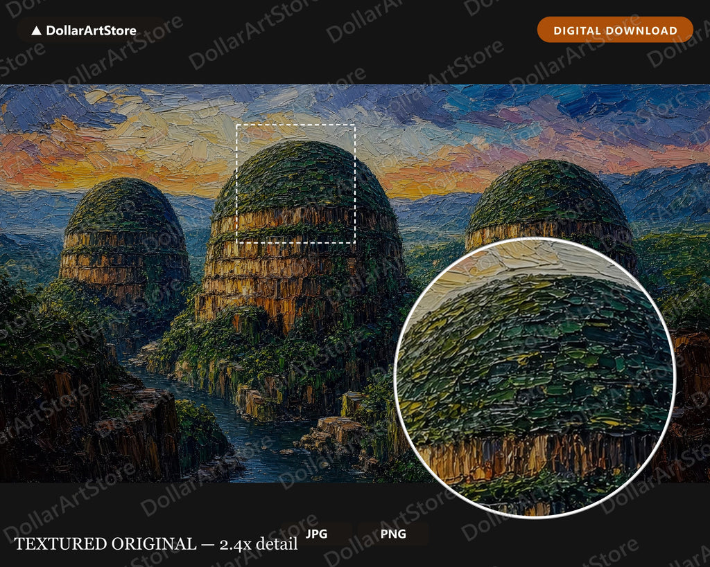 Cozy Textured Landscape Frame TV Art, Samsung Frame TV Digital Download, 4K Nature Scenery