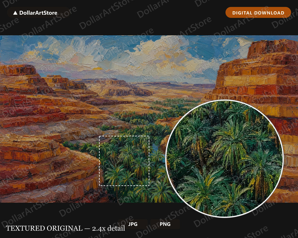 Cozy Earthy Canyon Frame TV Art, Landscape Screensaver for Samsung TV
