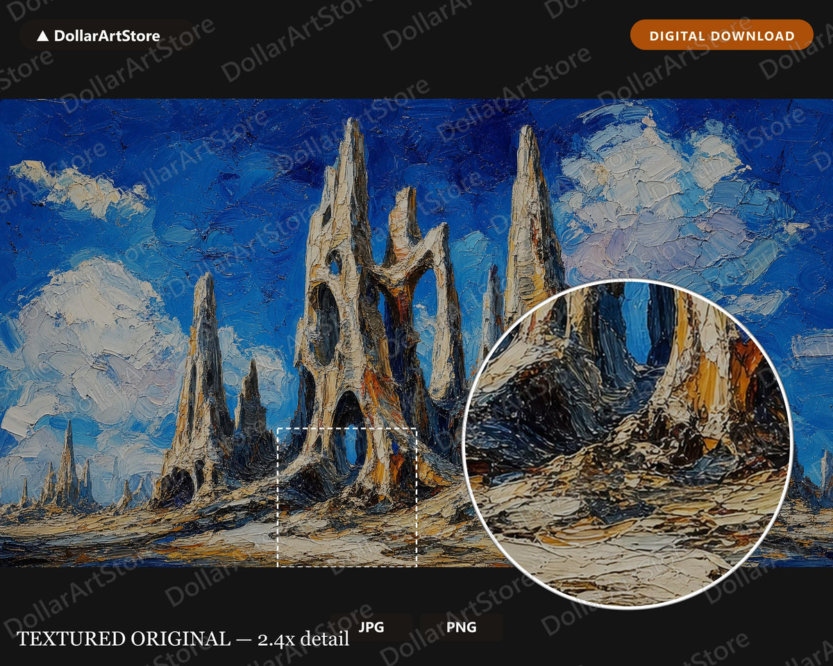 Cozy Barcelona Spires Frame TV Art, Textured Sagrada Familia Samsung TV Download 4K