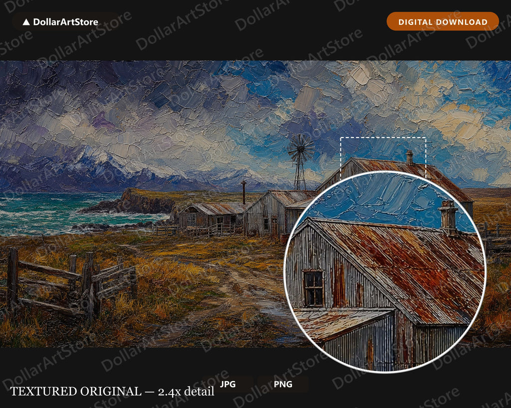 Cozy Rustic Arctic Farmhouse Frame TV Art, Samsung Frame TV Digital Download, 4K Textured Scenery