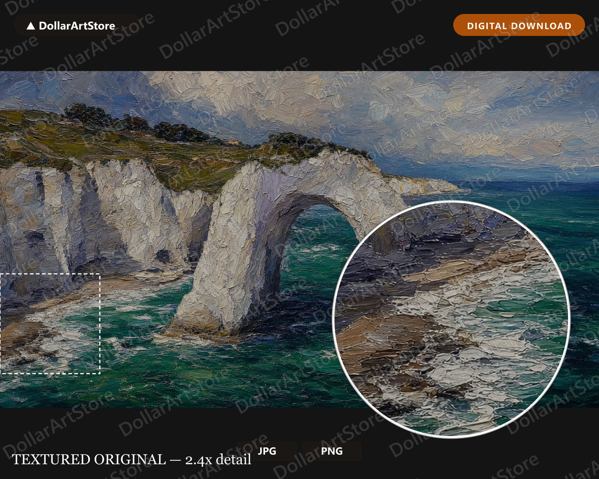 Cozy Coastal Scenery Frame TV Art, Samsung Frame TV Digital Download, 4K Textured Landscape