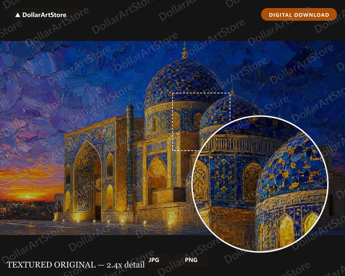 Cozy Middle Eastern Frame TV Art, Samsung Frame TV Digital Download, 4K Textured Islamic Architecture Screensaver