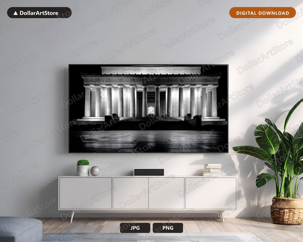 Dark Architectural Frame TV Art Bundle, 2 Samsung Frame TV 4K Designs