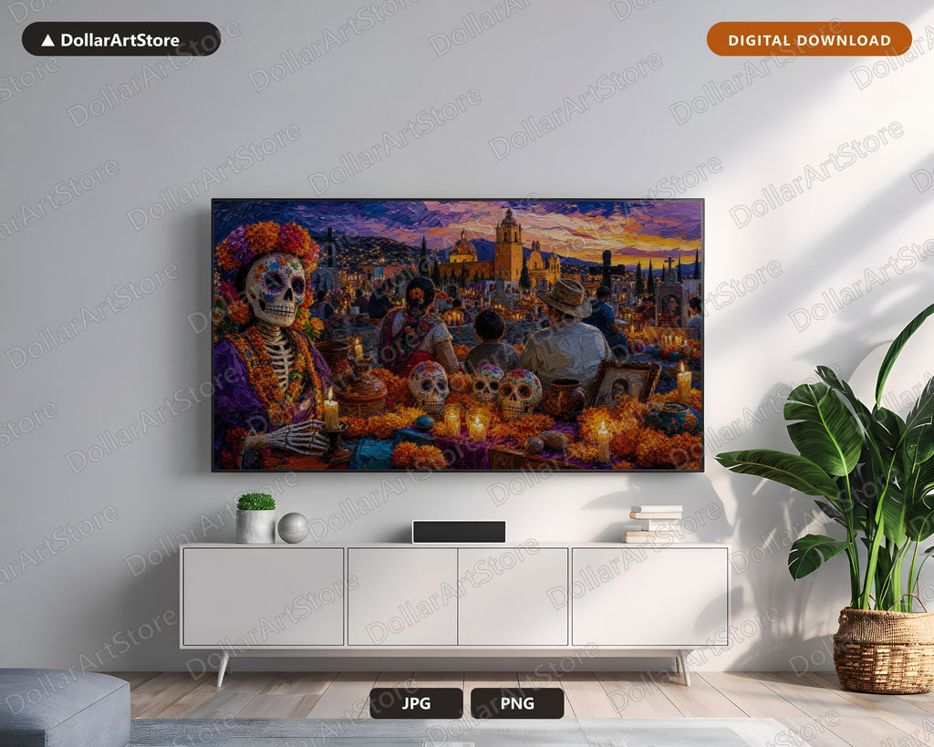 25 Cozy Scenery Frame TV Art Bundle, Samsung Frame TV Digital Download, 4K Textured Landscape Screensaver