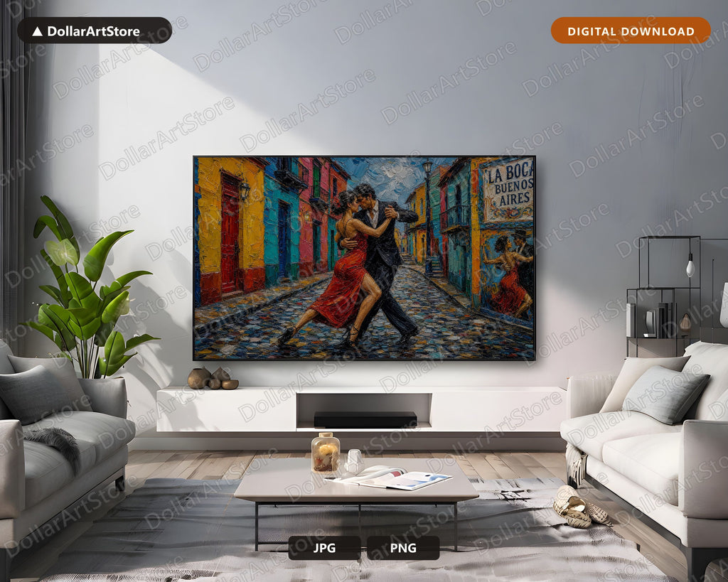 Buenos Aires La Boca Tango Frame TV Art